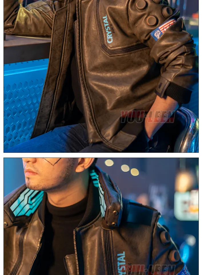 Ke Cyberpunk 2077 Jacket Short Coat Male COS Kojima Hideo With The Game  Clothing Sweater (L) on Galleon Philippines