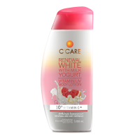 ซีแคร์ รีเนวัล ไวท์ วิท มิลค์ โยเกิร์ต ไวตามิน ยูวี บอดี้ โลชั่น (200 มล) CCARE RENEWAL WHITE with MILK YOGURT VITAMIN UV BODY LOTION (200 ml)