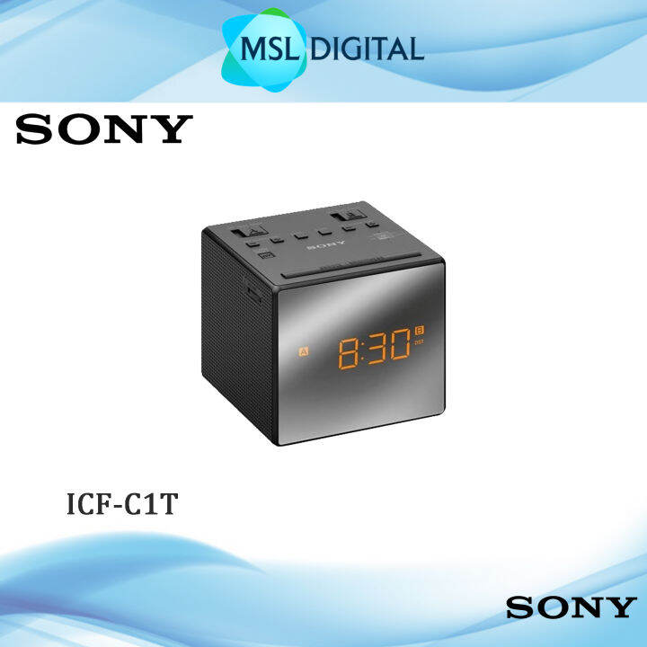 Sony ICFC1T ICFC1T C1T Dual Alarm Clock Radio AM & FM Turner Led