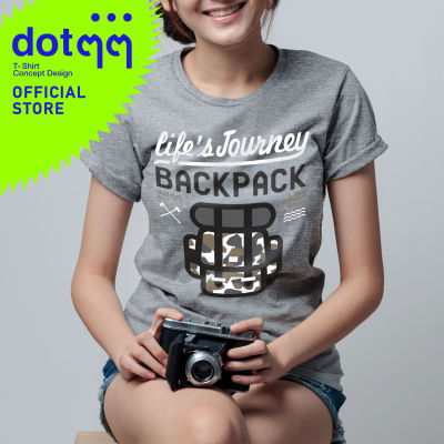 dotdotdot เสื้อยืด T-Shirt concept design ลาย Backpack