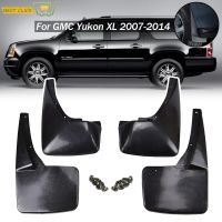 แผ่นบังโคลนรถยนต์สำหรับ Yukon XL GMC 2007-2014บังโคลน2008 2009 2010 2011 2012 2013แต่งผ้าคลุมบังโคลนรถยนต์