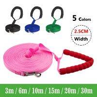 3M 6M 10M 15M 20M 30M Long Dog Leash Small Medium Large Pet Ourdoor Red Sponge Handle Training Lead Rope 3 6 10 15 20 30 M Meter