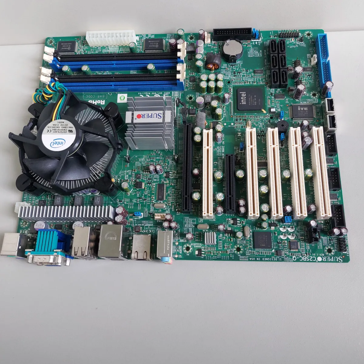 Main Supermicro C2SBC-Q, Bo mạch chủ công nghiệp Socket LGA775 - Intel Q35  Express 