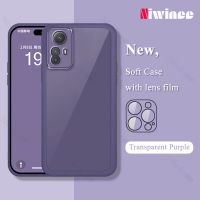 NIWINEE เคสโทรศัพท์โปร่งใสป้องกันกล้องสำหรับ Xiaomi Redmi Note 12S เคสกันกระแทกมือถือฝาหลังแบบใสนุ่ม