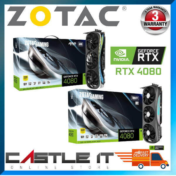 ZOTAC GeForce RTX 4080 16GB Trinity OC Graphics Card