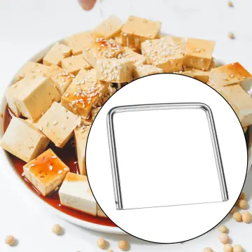 Handy Square Grids Shaped Tofu Cutter Stainless Steel Kitchen Accessories  tool