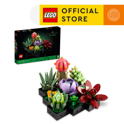 LEGO® Icons 10309 Succulents Plant Decor Building Kit (771 Pieces)