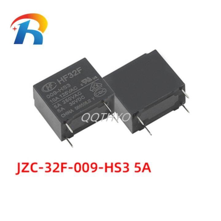 free-shipping-power-relay-jzc-32f-005-009-012-024-hs3-hf32f-005-hs3-5v-hf32f-012-hs3-12v-hf32f-024-hs3-24v-4pin-5a-250vac-relay