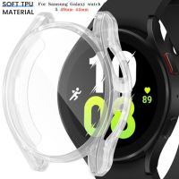 Soft TPU Case For Samsung Galaxy watch 4 40mm 44mm Anti scratch anti drop protective casing For Galaxy watch 5 44mm 40mm shell