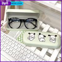 LHPFI การ์ตูนน่ารักๆ กล่องใส่แว่นตา หนังพียู ปลอกหุ้มป้องกัน เคสลายแว่นตา ที่มีคุณภาพสูง โลหะสำหรับตกแต่ง กล่องเก็บแว่นกันแดด สำหรับนักเรียน