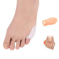 6 pcs = 3 คู่ซิลิโคนที่ทับซ้อนกัน Hammer Toe Separator Corrector Gel Foot Care Protector Hallux Valgus Orthopedic Finger Pedicure