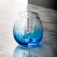 สร้างสรรค์สไตล์ญี่ปุ่นน้ำแข็งแตกแก้วใหม่แก้วครัวเรือนแก้วน้ำแก้วไวน์ต่างประเทศวิสกี้แก้วถ้วยน้ำดื่ม