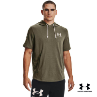 Under Armour UA Mens Rival Terry Short Sleeve Hoodie เสื้อฮู้ดดี้แขนกุด เทรนนิ่ง สำหรับผู้ชาย