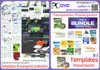 PowerPoint Templates สวยๆ สำหรับการนำเสนองานอย่างมืออาชีพ มีเทมเพลต ไออะแกรม อินโฟกราฟฟิก เหมาะสำหรับทุกสาขาชีพ ( ชุดที่1-10)