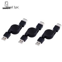 SANGYI สายที่ชาร์จแบบยืดหดได้ซิงค์ข้อมูลจาก AM เป็น AF 75ซม. USB USB สายพ่วง2.0ตัวผู้เป็นตัวเมีย