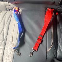 【LZ】 Adjustable Pet Cat Dog Car Seat Belt Pet Seat Vehicle Dog Harness Lead Clip Safety Lever Traction Dog Collars Dogs Accessoires