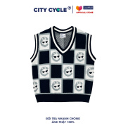Áo Gile Len Local Brand Black Hole City Cycle form rộng oversize unisex