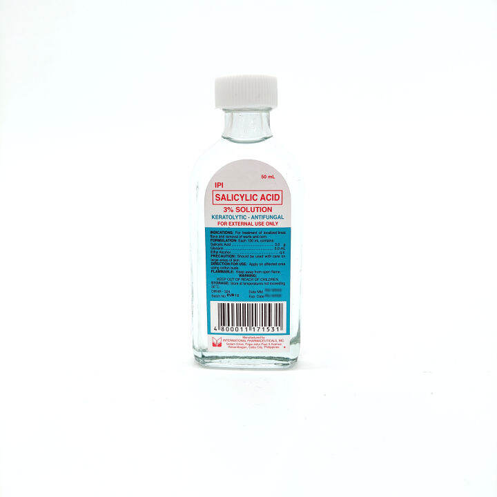 Salicylic Acid 3 Solution 50ml (IPI) Lazada PH
