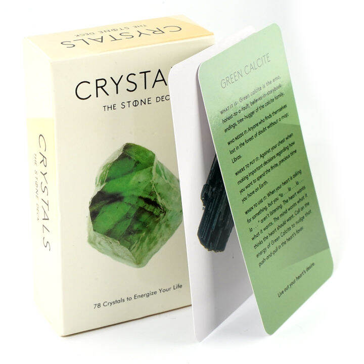 THE Crystals The Stone Deck 78 Crystals to Energize Your Life Crystals