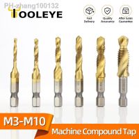 M3-M10 Screw Tap Drill Bits Hss Taps Countersink Deburr Set Metric Combination Bit High Speed Steel Tap Compound Drill Bit