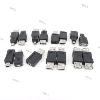 USB 2.0 type A male female to usb B mini 5pin 5p male female to mirco female connector converter cable extension adapter plug W6TH