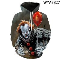 2023 style Clown 3D Printed Hoodies Cool Men Women ren Pullover Long Sleeve    Clothes Sweatshirts Coat Streetwear Coat，can be customization