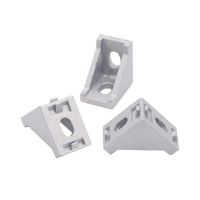 ┋ 5/10pcs Corner Bracket Fitting Angle Aluminum Connector Fastener 2020 3030 4040 2028 3060 Series Industrial Aluminum Profile