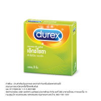 ดูเร็กซ์ ถุงยางอนามัย เอ็กซ์ไซตา 3 ชิ้น 1 กล่อง Durex excita Condom 3s x 1 Box [AIM]