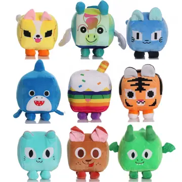 Floppa Plush Cartoon Plushie Soft Plush Doll Cat Cube Toy Square Stuffed  Plush Dolls For Children And Friend Birthday Gift