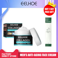 (ซื้อ1รับของขวัญฟรี) Eelhoe Anti Aging Cream Collagen Whitening Moisturizing Collagen Whitening Moisturizing Face Essence Hyaluronic Acid Moisturizing Face Cream For Man Skin Brighten Skin Repair Anti Aging Anti Wrinkle Face Cream