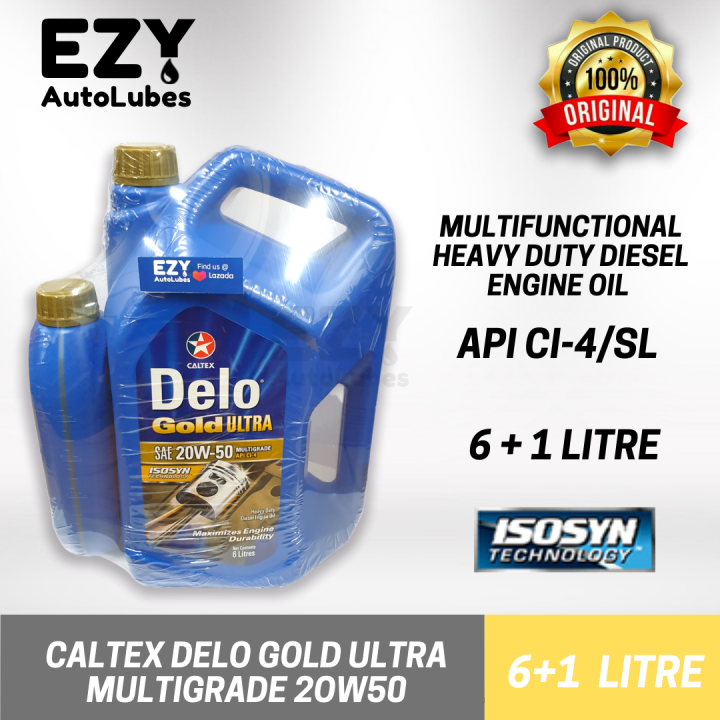 Caltex Delo® Gold Ultra Multigrade SAE 20W50👉 Caltex Diesel Engine Oil