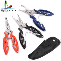 Weihe คีมตกปลาสแตนเลส Line Lure Cutter Hook Remover Fishing Tackle Tool