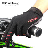 CoolChange Windproof Cycling Gloves Full Finger Sport Riding MTB Bike Gloves Touch Screen Winter Autumn Bicycle Gloves Man Woman