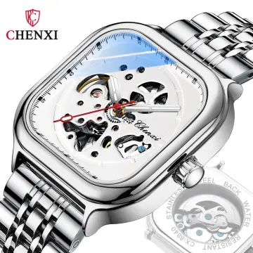 CHENXI Top Luxury Brand Men Women Watches Full Steel Rhinestone Quartz Watch  Couples Clock Waterproof Wrist