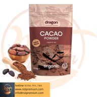Bột cacao nguyên chất hữu cơ Dragon superfoods 200gr Cacao Powder Dragon thumbnail