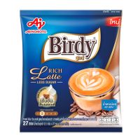 BIRDY เบอร์ดี้ 3อิน1 ริชลาเต้ กาแฟ 3อิน1 12.1กรัม (X 27ซอง) รหัสสินค้า tri0029or