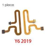 【❖New Hot❖】 moupianzh0703669 ใหม่สำหรับ Huawei Y6 Y7รุ่น Prime Pro 2017 Y9 2018 P สมาร์ทพลัส2019ปุ่มโฮมด้วยลายนิ้วมือสายเคเบิลงอได้เซ็นเซอร์ Id สัมผัส