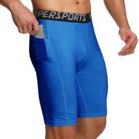 New Design Mens Pocket Basketball Shorts Sport Running Tight Fitness Short Trouser Capris