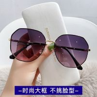 Sunglasses womens anti-ultraviolet glare glasses high-end feeling big face thin high-definition polarized sunglasses Korean version 8138 -nmj0615