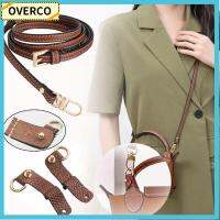 OVERCO Punch-Free การแปลง อะไหล่สำหรับเปลี่ยน อุปกรณ์เสริมกระเป๋า Crossbody เข็มขัดกระเป๋าถือ สายหนังแท้ หัวเข็มขัดแบบแขวน