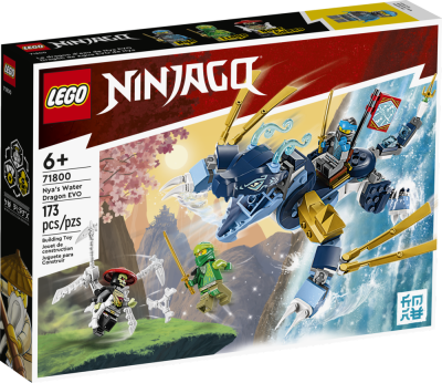 LEGO NINJAGO 71800 Nya’s Water Dragon EVO Building Toy Set (173 Pieces)