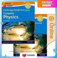 (คู่มือเตรียมสอบ)พร้อมส่ง Cambridge Igcse (R) &amp; O Level Complete Physics: Print and Enhanced Online Student Book Pack Fourth Edition (Cambridge Igcse (R) &amp; O Level Complete Phy (4)