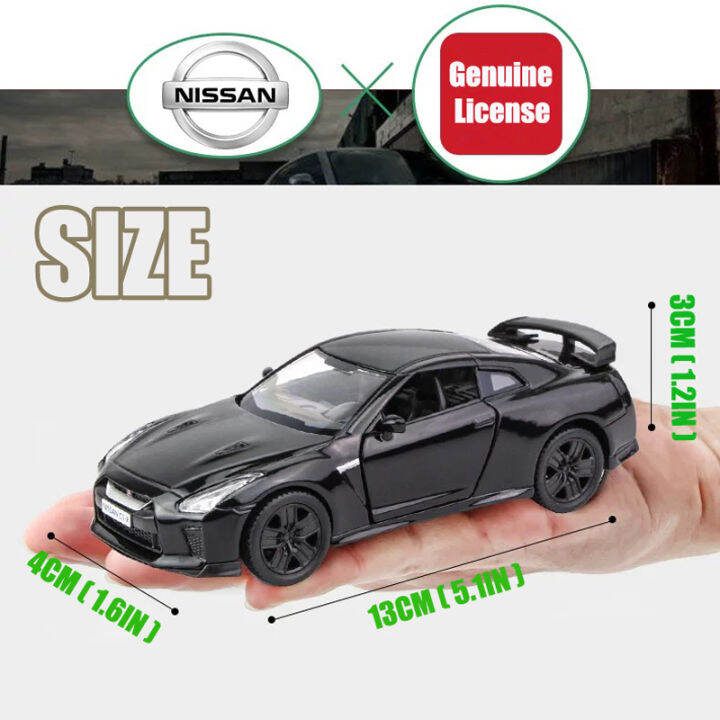 rum-1-36-scale-nissan-gt-r-r35-genuine-license-alloy-car-model-diecast-car-toys-for-boys-toys-for-kids-boys-gift-collection-car-for-boys