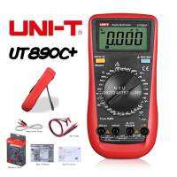 UNI-T UT890C+ มัลติมิเตอร์มัลติ มิเตอร์แบบดิจิตอล True RMS (AC-750V DC-1000V)(AC DC-20A) การวัดแรงดัน, กระแส, ความต้านทาน ถูกออกแบบมาพร้อมกับจอ LCD ขนาดใหญ่