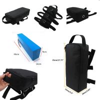 E-bike Electric Scooter Bag Lithium Battery Bag Portable Bike PVC Saddle Bag Front Rear Bag Bicycle Accessories 15x10x35cm