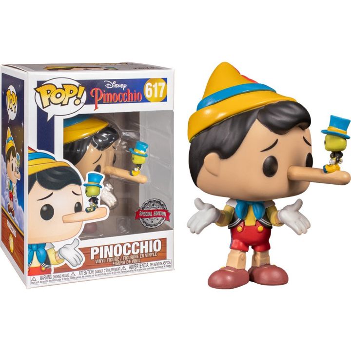 Pinocchio พร้อม Jiminy Cricket Pop! ไวนิล