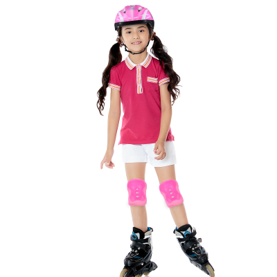ชุดเกียร์ Kids Skating Roller Supplies Wrist Guards Riding Protector Baby Head Sweat