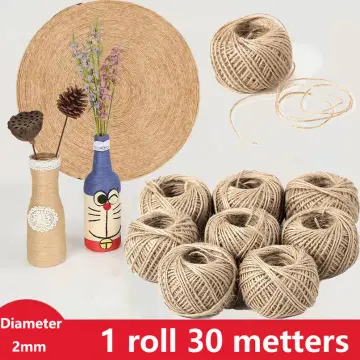 1roll DIY Burlap Rope, Vacation Hemp String For DIY Craft, Home Decor