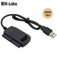 【CW】 En-Labs 3-in-1 USB 2.0 To IDE / SATA 2.5 quot;3.5 quot; Hard Drive Disk HDD SSD 480Mb/s Data Interface Converter Adapter Cable