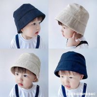 [COD] Baby hat spring autumn and winter baby fisherman sunshade Korean version ins boys girls bucket concave shape